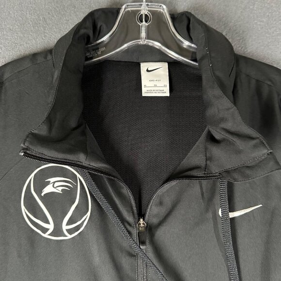 South Walton Seahawks Nike Mens XL Blk Dri Fit Full Zip Jacket Zip Side Pockets - Picture 3 of 14